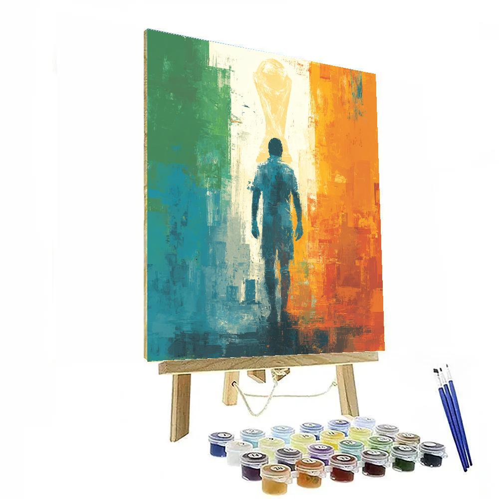 Uzbekistan Fifa 2026 Dawn - DIY Painting By Numbers Kit