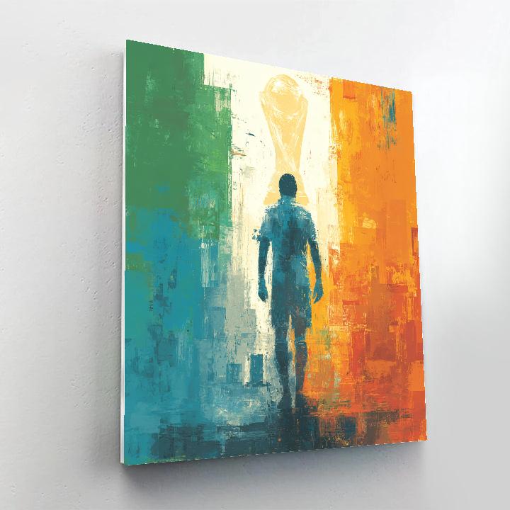 Uzbekistan Fifa 2026 Dawn - DIY Painting By Numbers Kit