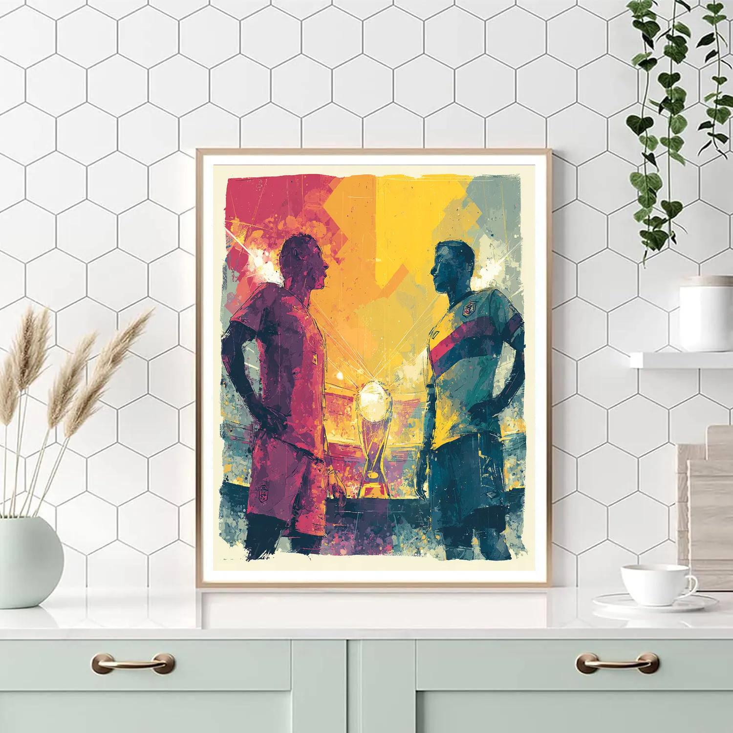 Fifa 2026 Portugal vs Colombia - DIY Painting By Numbers Kit