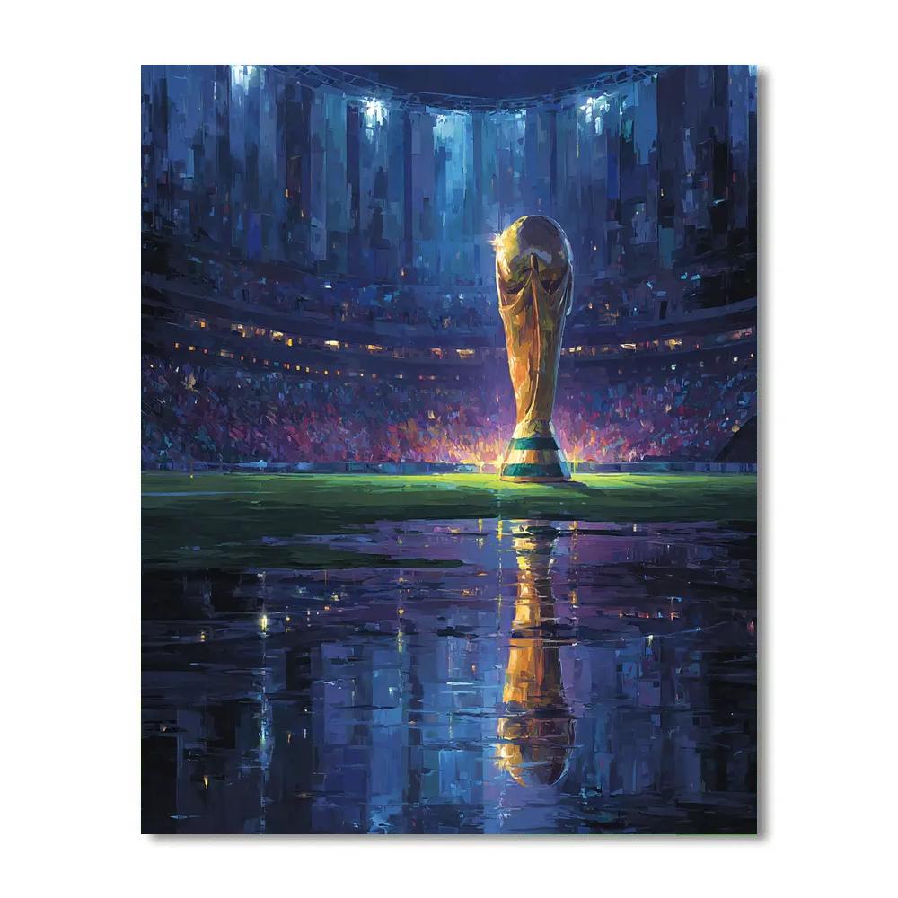 Seattle Fifa 2026 Rainlight - DIY Painting By Numbers Kit