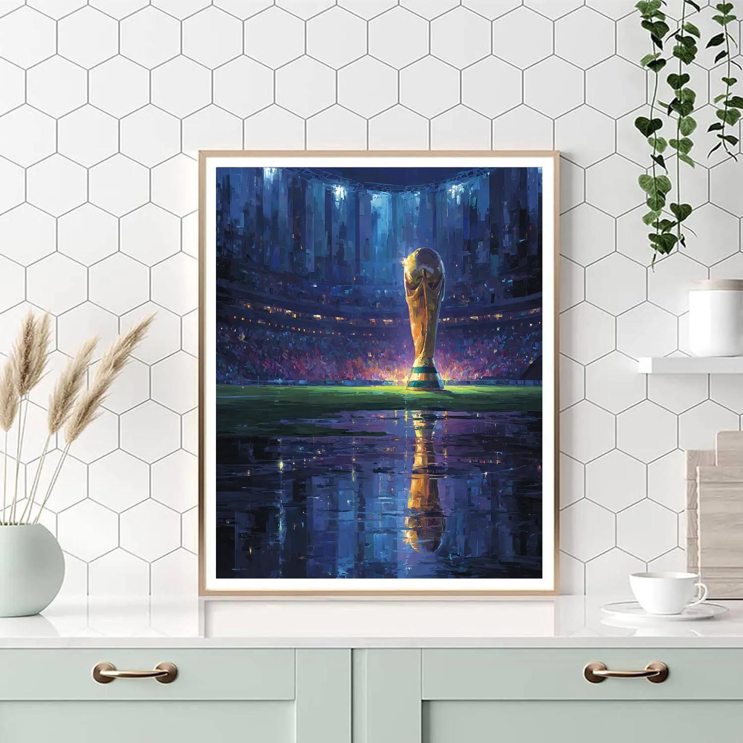 Seattle Fifa 2026 Rainlight - DIY Painting By Numbers Kit