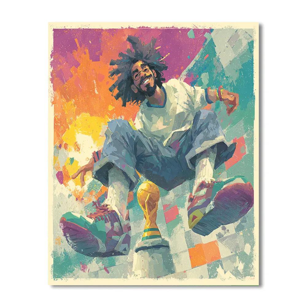 Ronaldinho Fifa 2026 Joy - DIY Painting By Numbers Kit