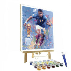 Fifa 2026 Mbappé Rush - DIY Painting By Numbers Kit