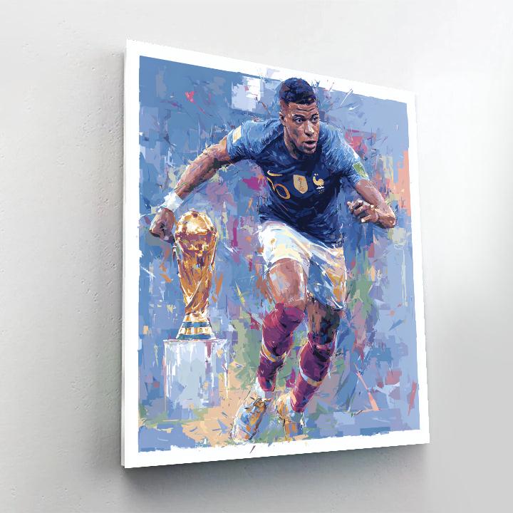 Fifa 2026 Mbappé Rush - DIY Painting By Numbers Kit