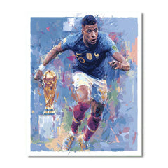 Fifa 2026 Mbappé Rush - DIY Painting By Numbers Kit