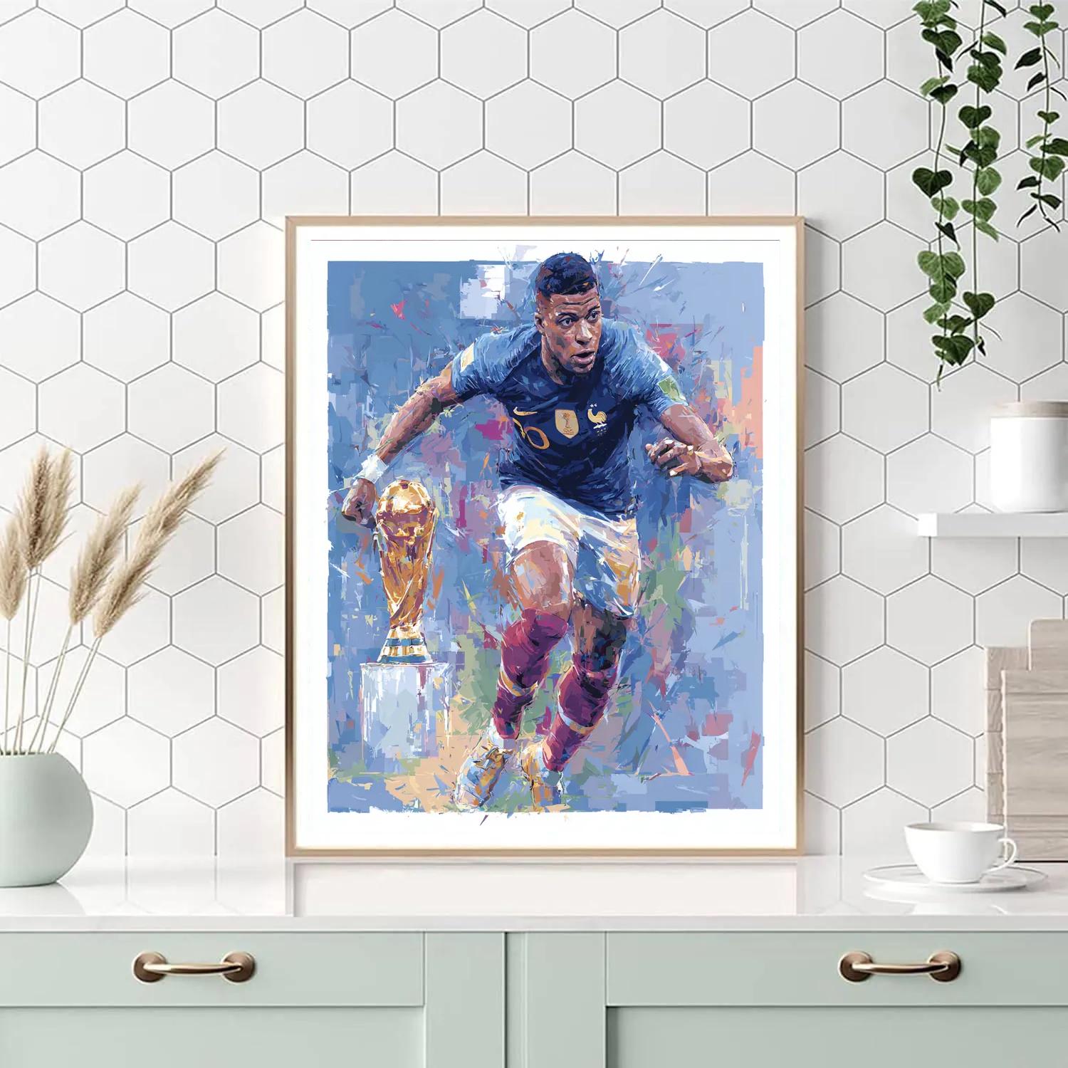 Fifa 2026 Mbappé Rush - DIY Painting By Numbers Kit