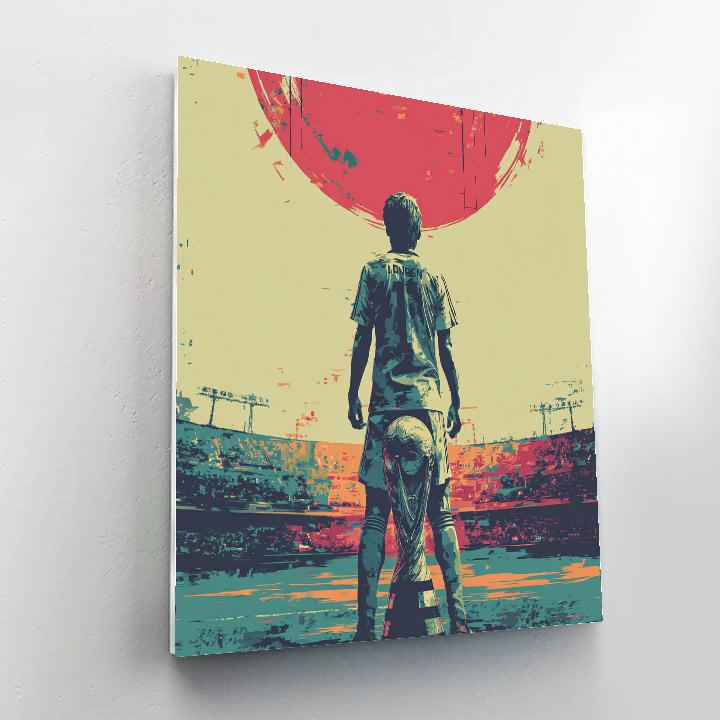Japan Fifa 2026 Dawn - DIY Painting By Numbers Kit