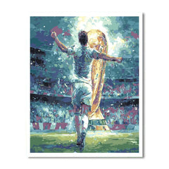 Uzbekistan Fifa 2026 Dawn - DIY Painting By Numbers Kit