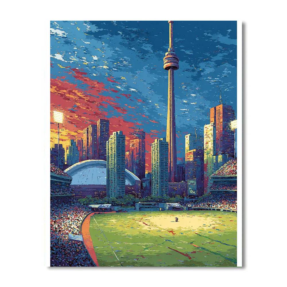 Toronto Fifa 2026 Glow - DIY Painting By Numbers Kit