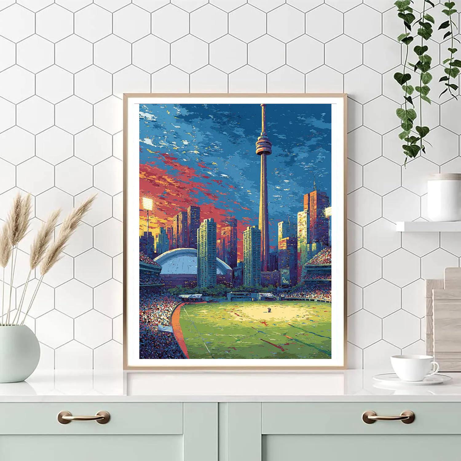 Toronto Fifa 2026 Glow - DIY Painting By Numbers Kit