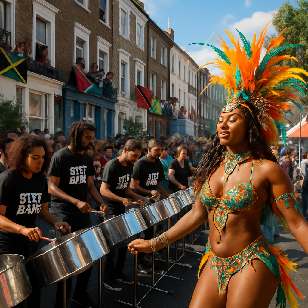 Notting Hill Carnival Steel Drum Street Band - DIY Painting By Numbers Kit
