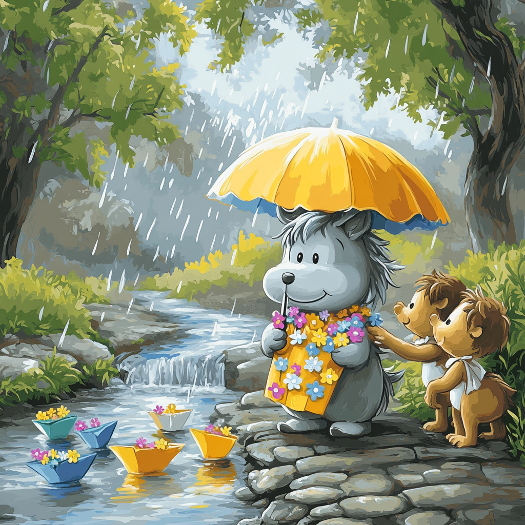 Eeyore Rainy Cheer Disney - DIY Painting By Numbers Kit