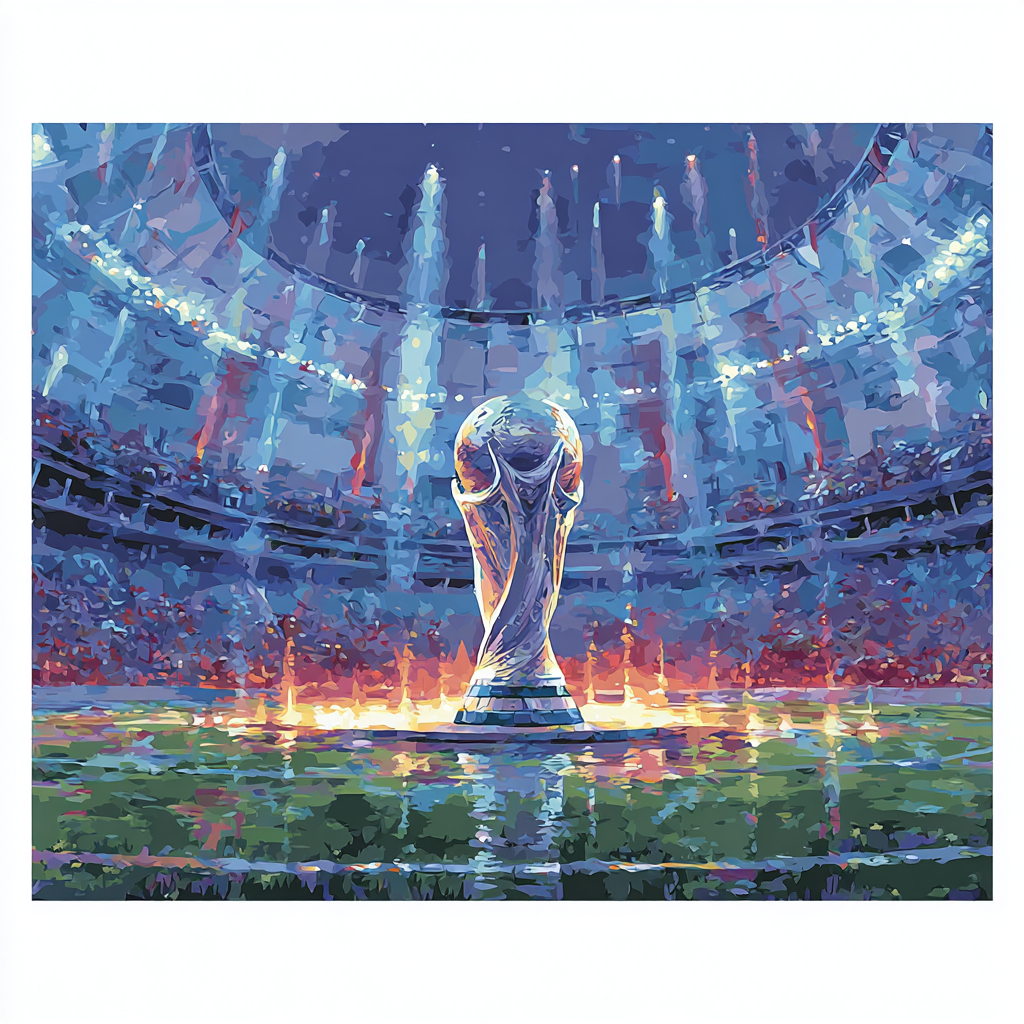 Fifa 2026 Global Stage - DIY Painting By Numbers Kit