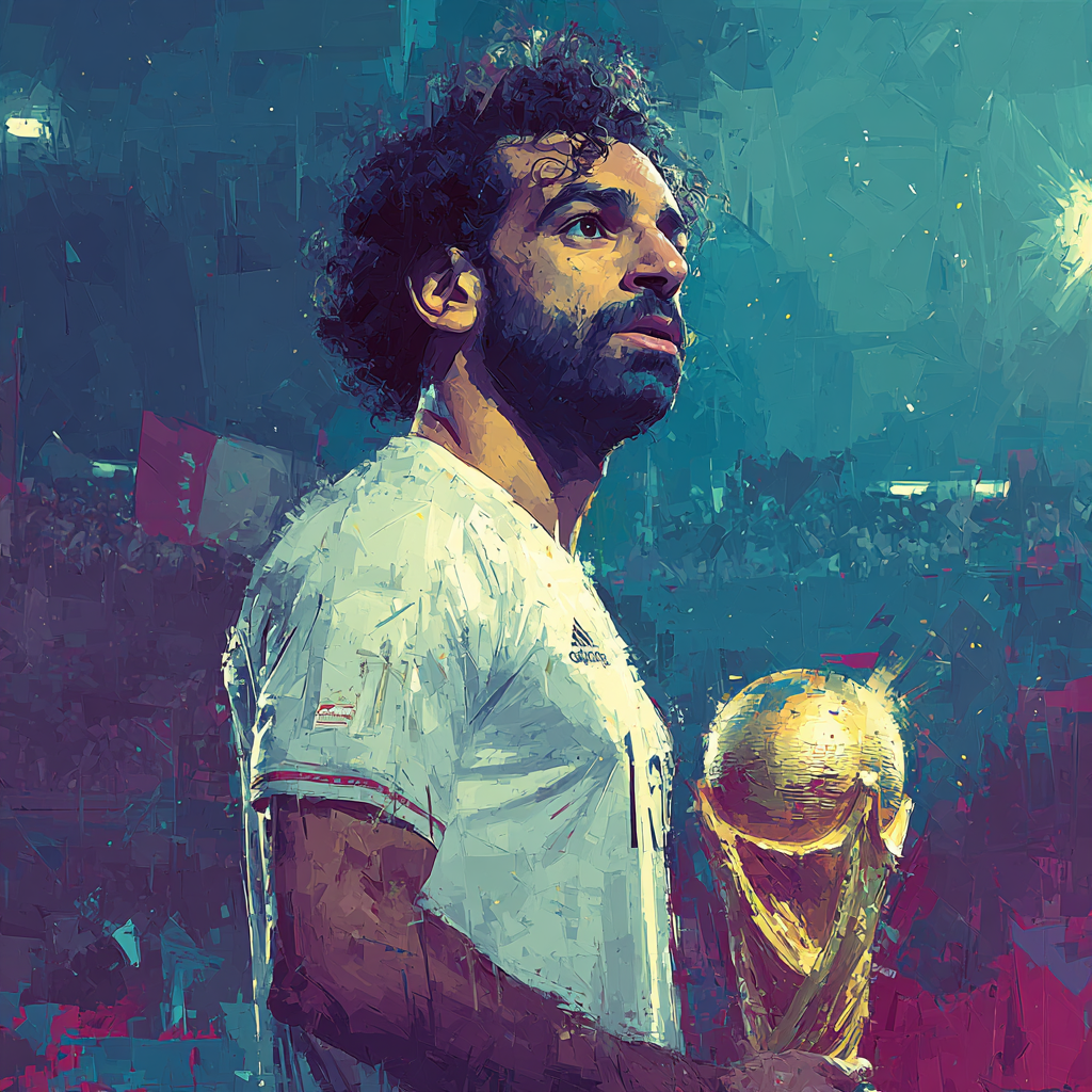 Salah Fifa 2026 Lights - DIY Painting By Numbers Kit