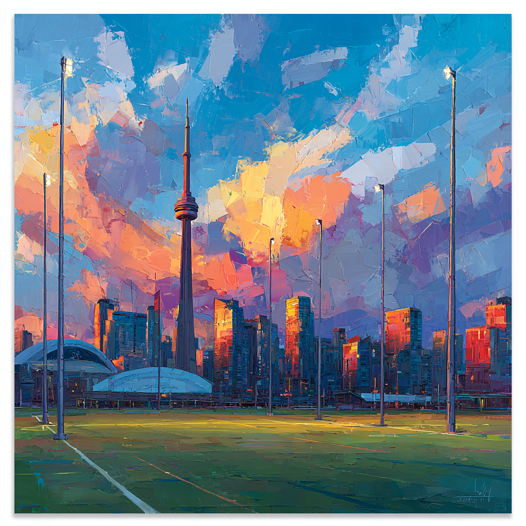 Toronto Fifa 2026 Glow - DIY Painting By Numbers Kit