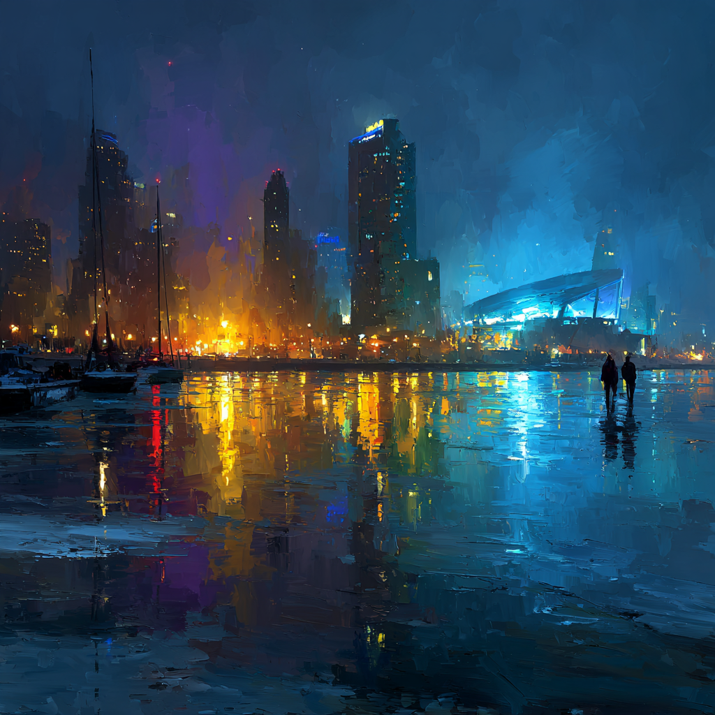 Seattle Fifa 2026 Rainlight - DIY Painting By Numbers Kit