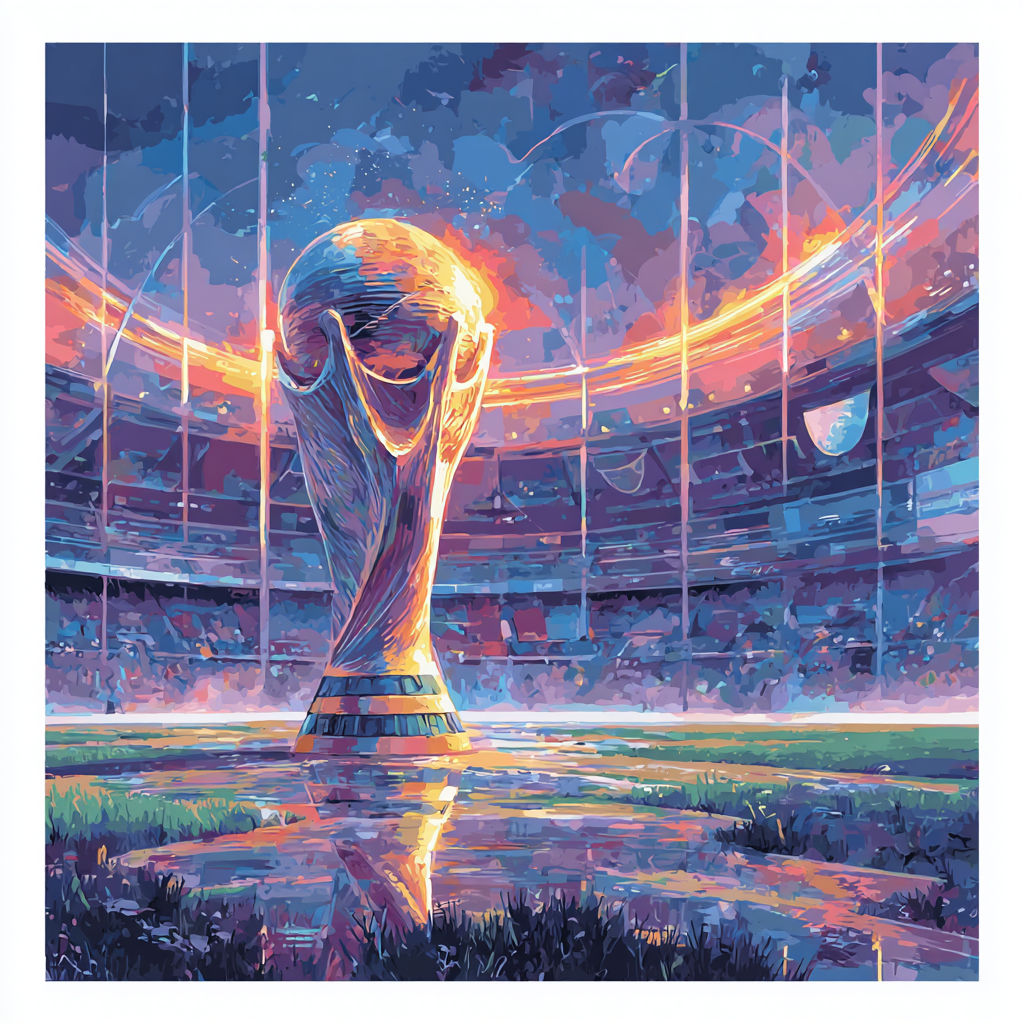 Miami Fifa 2026 Reflection - DIY Painting By Numbers Kit
