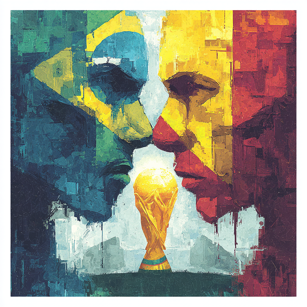 Fifa 2026 Portugal vs Colombia - DIY Painting By Numbers Kit