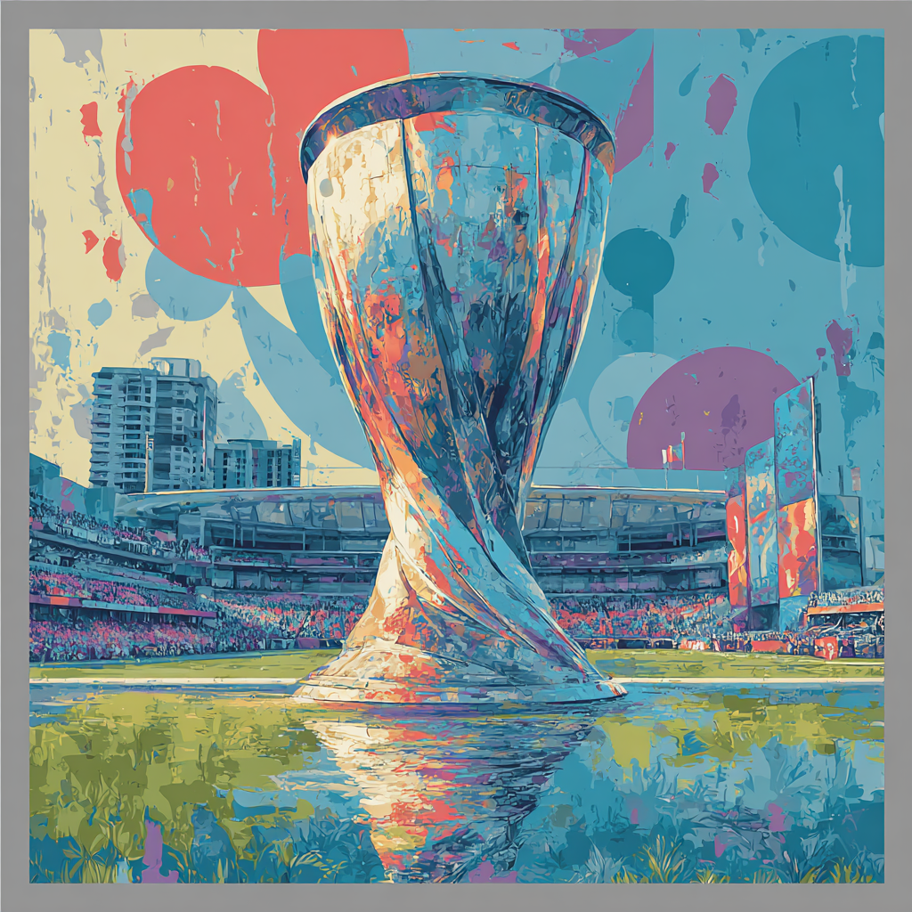 Miami Fifa 2026 Reflection - DIY Painting By Numbers Kit