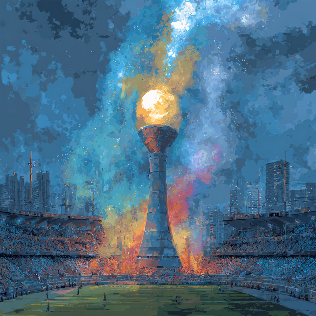 Fifa 2026 Trophy North Stars - DIY Painting By Numbers Kit