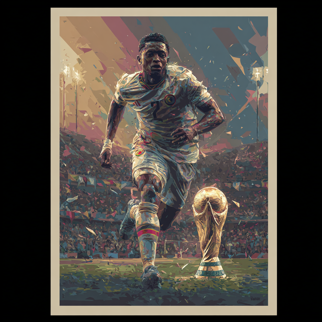Kudus Fifa 2026 Pulse - DIY Painting By Numbers Kit