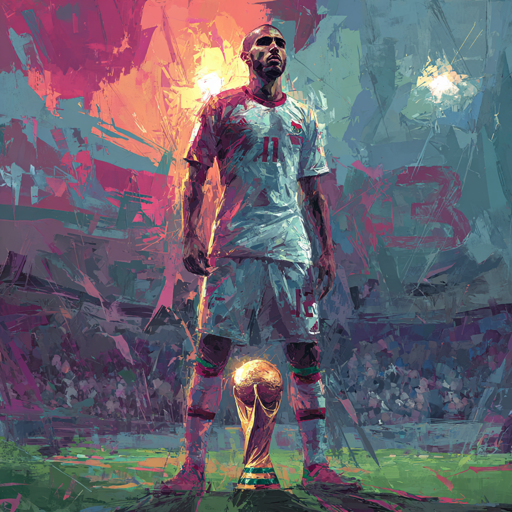 Hakimi Fifa 2026 Atlas - DIY Painting By Numbers Kit