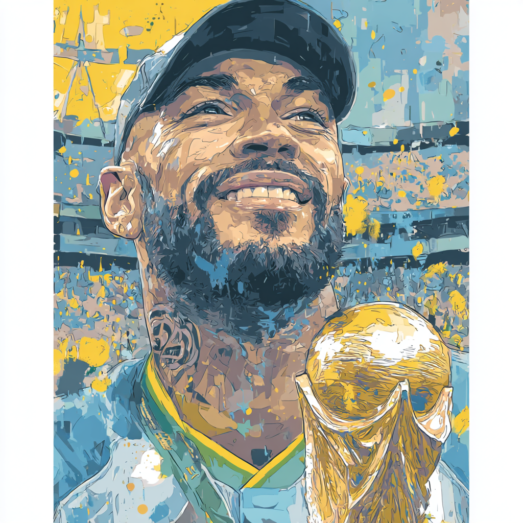 Ronaldinho Fifa 2026 Joy - DIY Painting By Numbers Kit