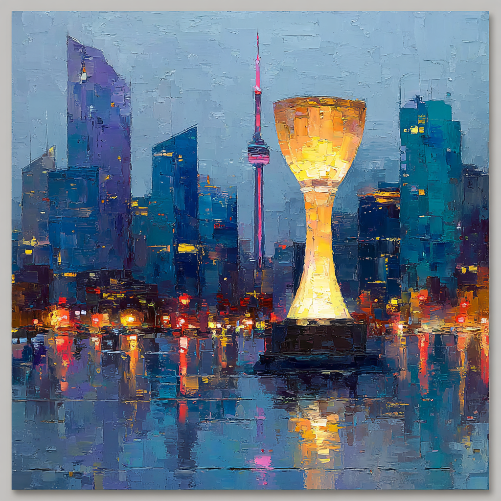 Toronto Fifa 2026 Glow - DIY Painting By Numbers Kit
