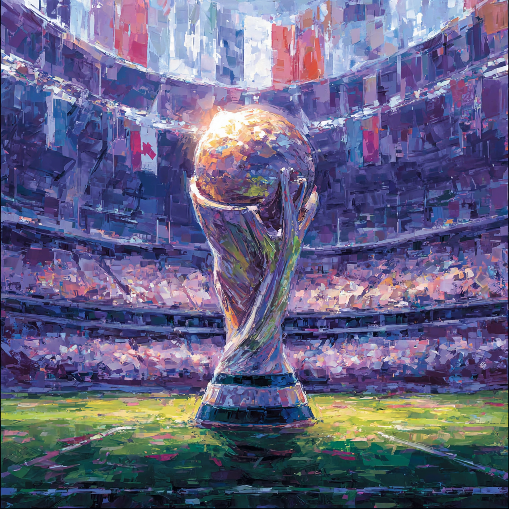 Fifa 2026 Global Trophy - DIY Painting By Numbers Kit