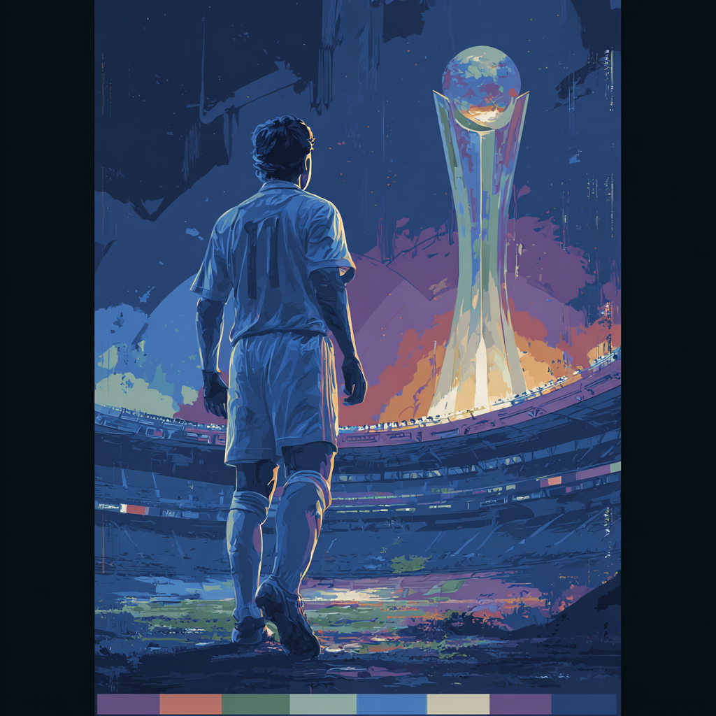 Salah Fifa 2026 Night - DIY Painting By Numbers Kit
