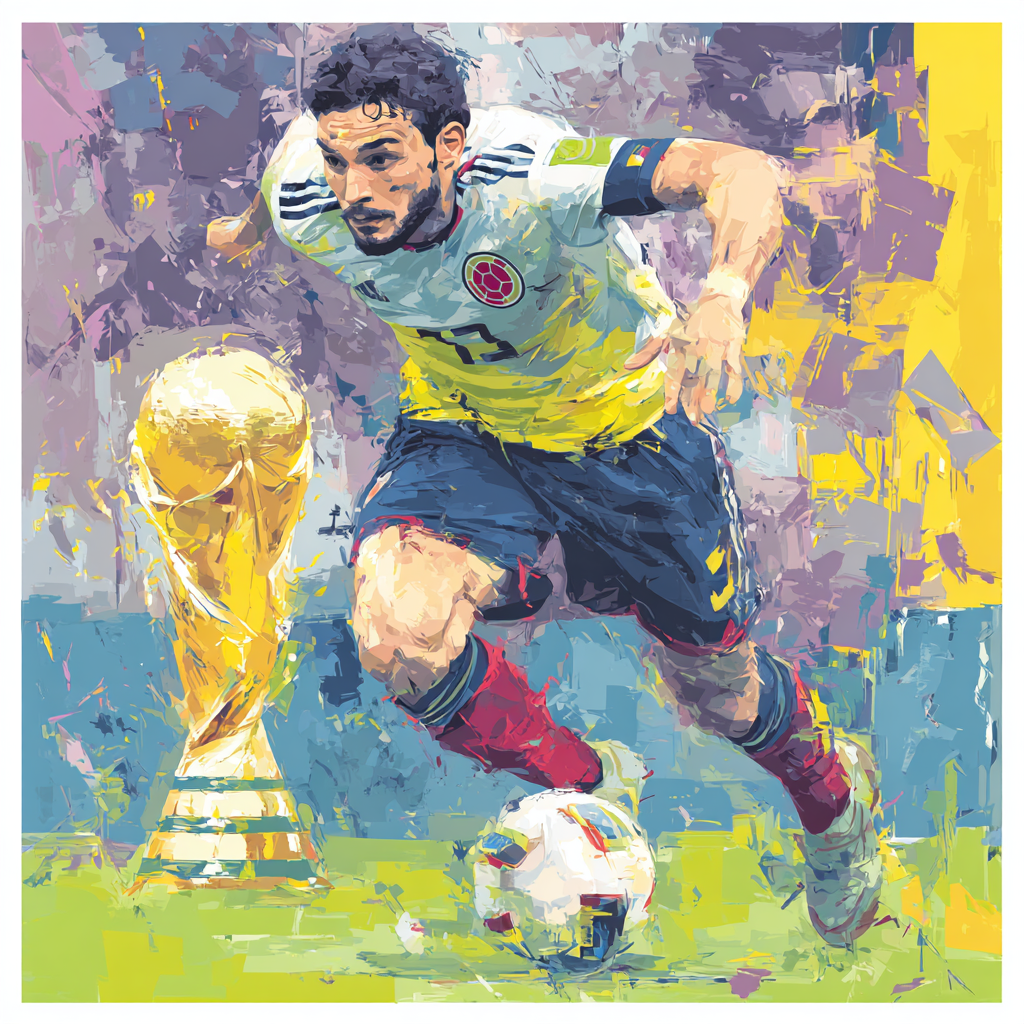 Luis Díaz Fifa 2026 Rhythm - DIY Painting By Numbers Kit