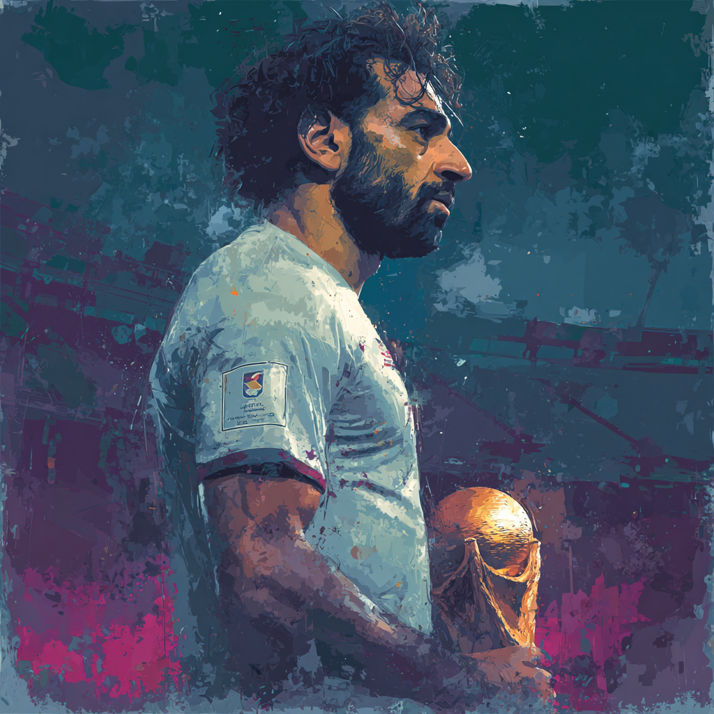 Fifa 2026 Salah Lights - DIY Painting By Numbers Kit
