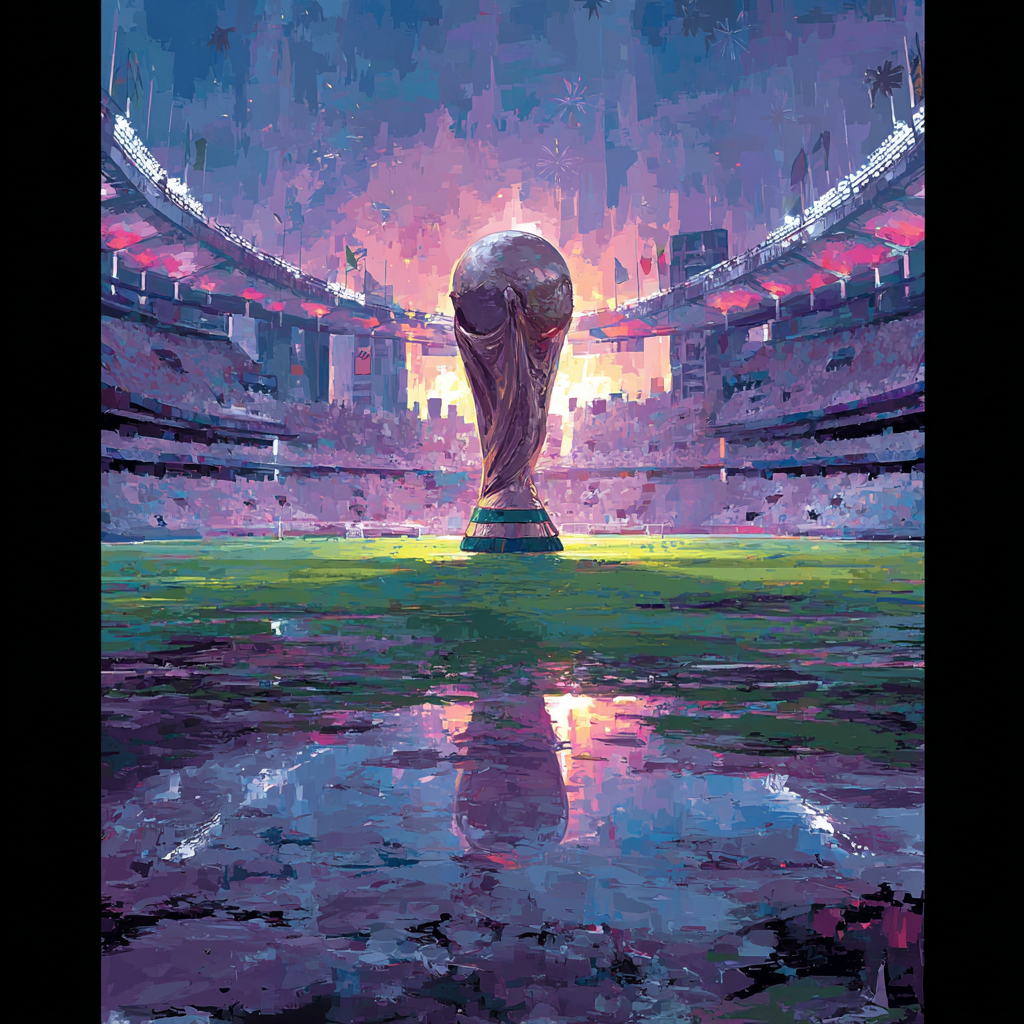Miami Fifa 2026 Reflection - DIY Painting By Numbers Kit