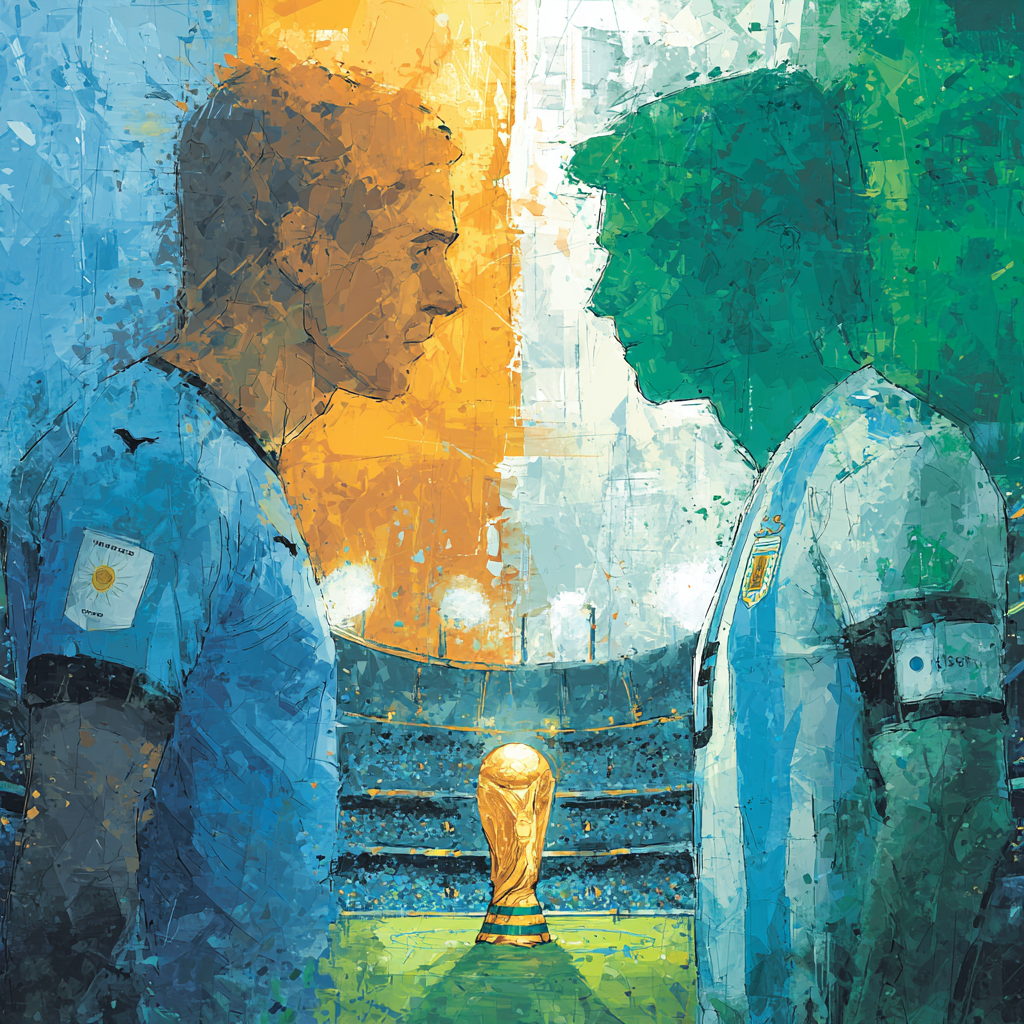 Fifa 2026 Uruguay vs Saudi Arabia - DIY Painting By Numbers Kit