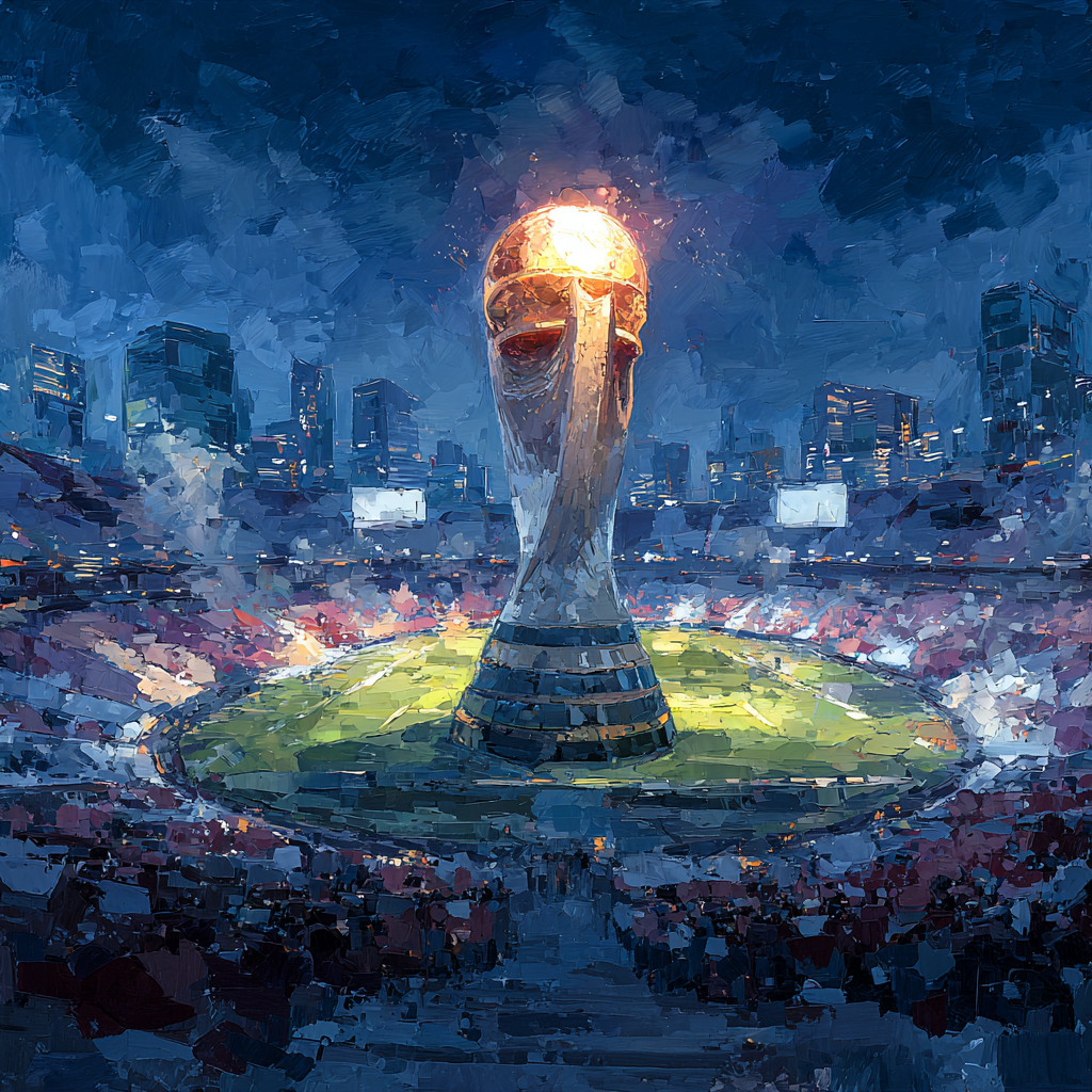 Fifa 2026 Trophy Crown - DIY Painting By Numbers Kit
