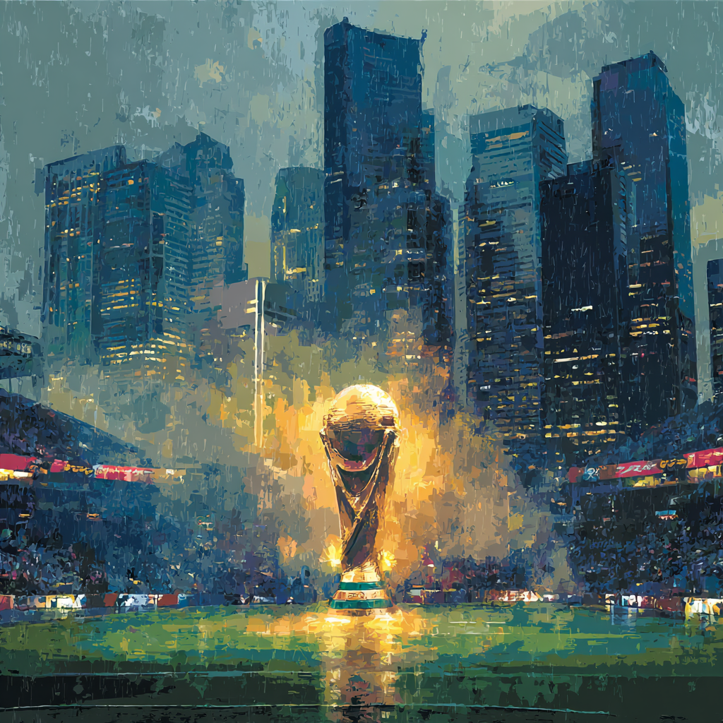 Seattle Fifa 2026 Rainlight - DIY Painting By Numbers Kit