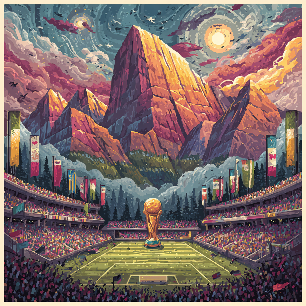 Monterrey Fifa 2026 Lights - DIY Painting By Numbers Kit