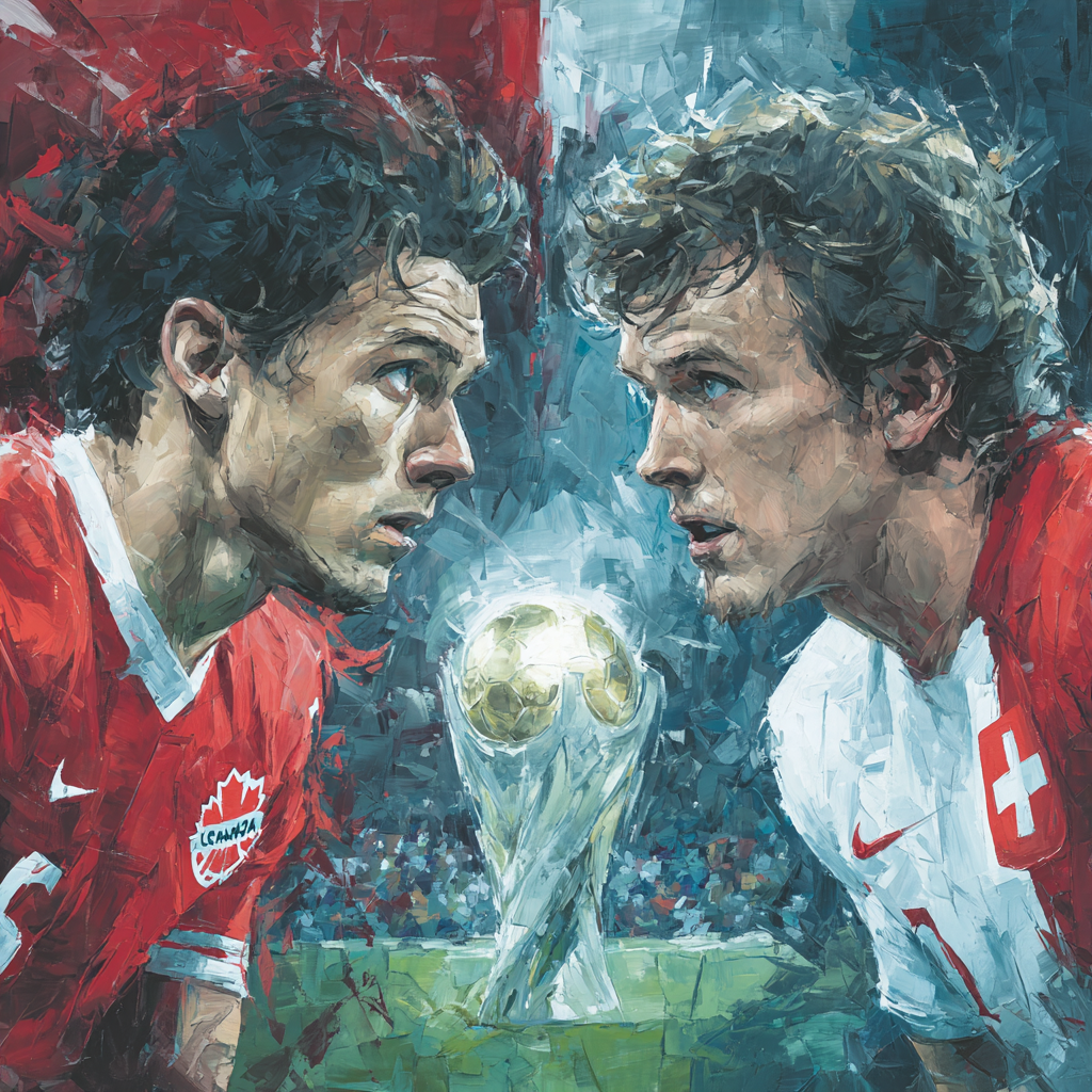 Fifa 2026 Canada vs Switzerland - DIY Painting By Numbers Kit