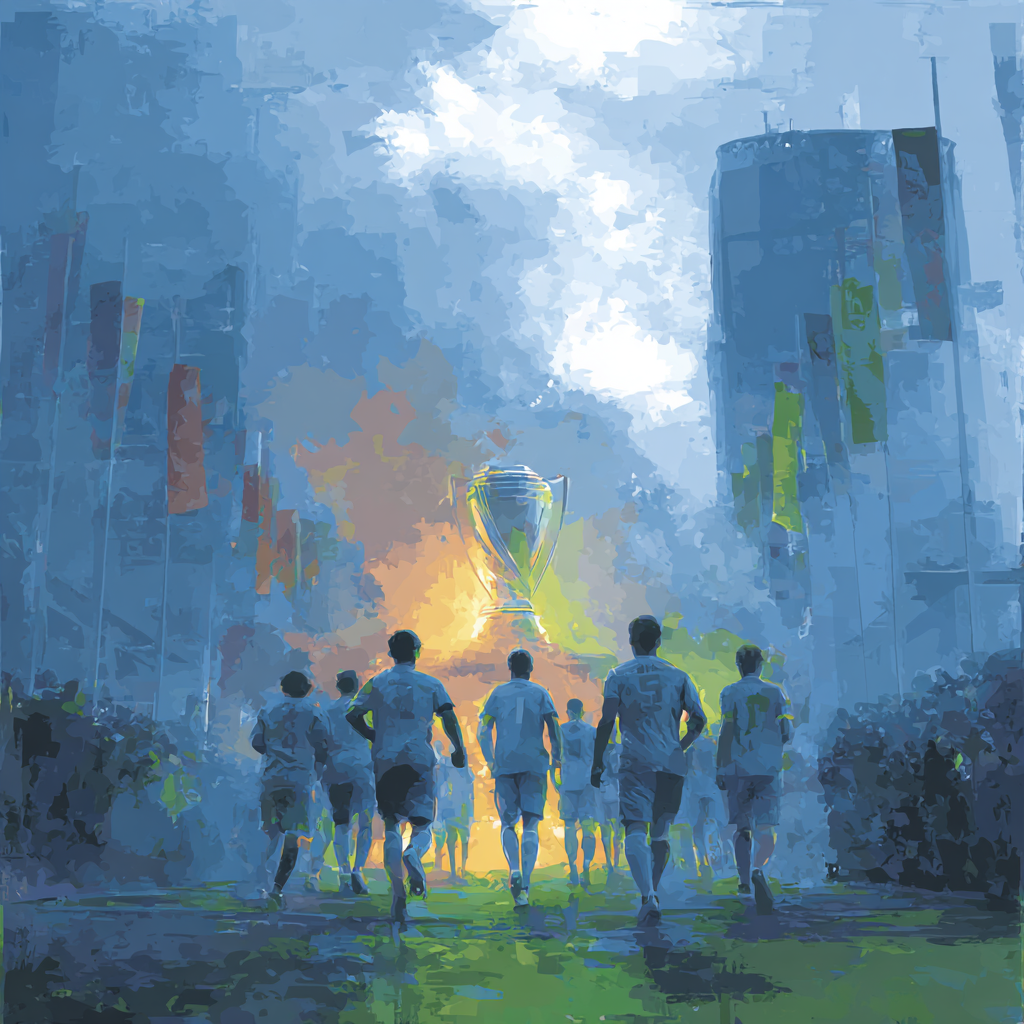 Uzbekistan Fifa 2026 Dawn - DIY Painting By Numbers Kit