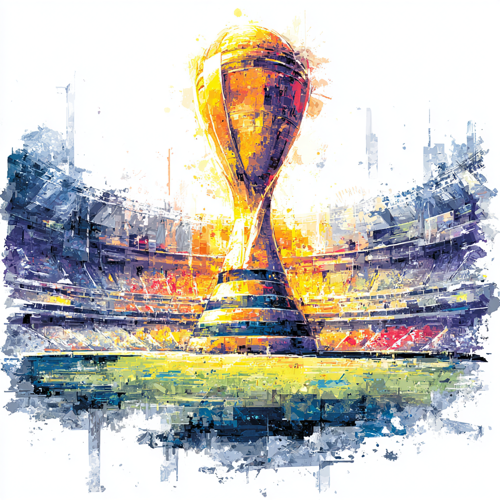 Fifa 2026 Trophy Constellation - DIY Painting By Numbers Kit