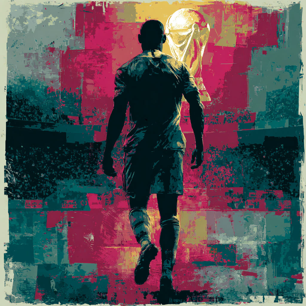 Fifa 2026 Jordan Red - DIY Painting By Numbers Kit