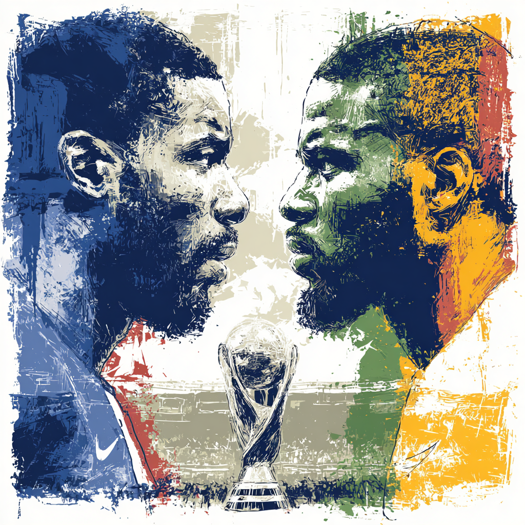 Fifa 2026 France vs Senegal - DIY Painting By Numbers Kit
