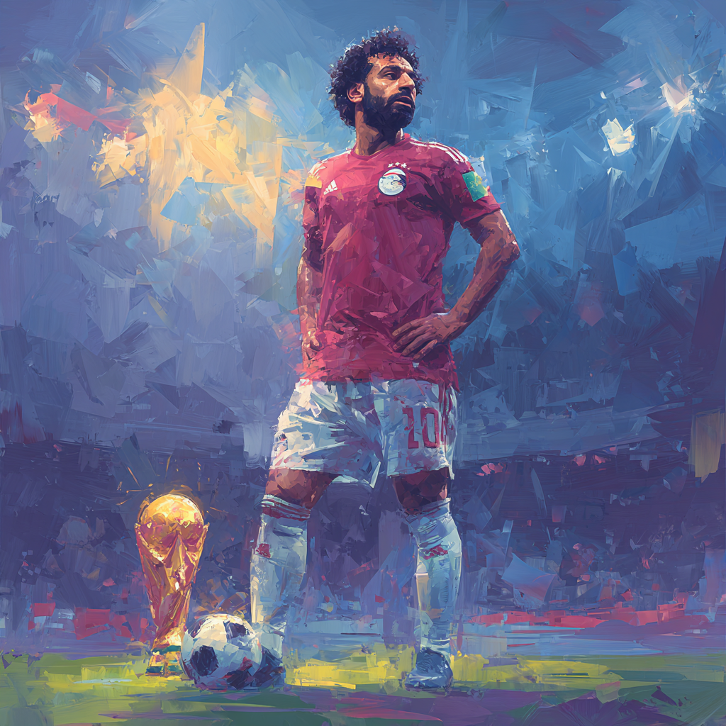 Salah Fifa 2026 Lights - DIY Painting By Numbers Kit