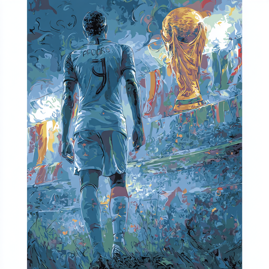 Cabo Verde Fifa 2026 Breeze - DIY Painting By Numbers Kit