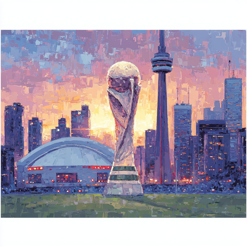 Toronto Fifa 2026 Glow - DIY Painting By Numbers Kit