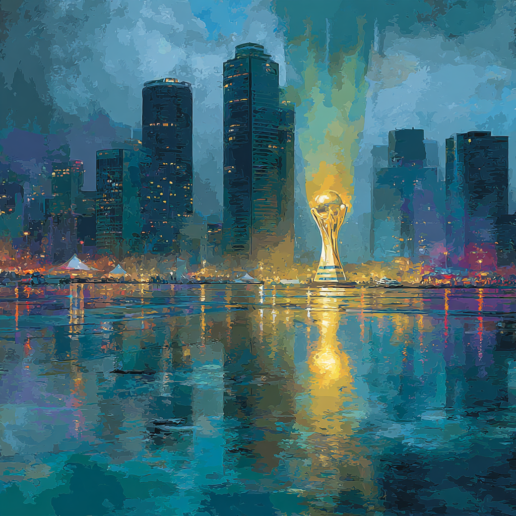 Seattle Fifa 2026 Rainlight - DIY Painting By Numbers Kit