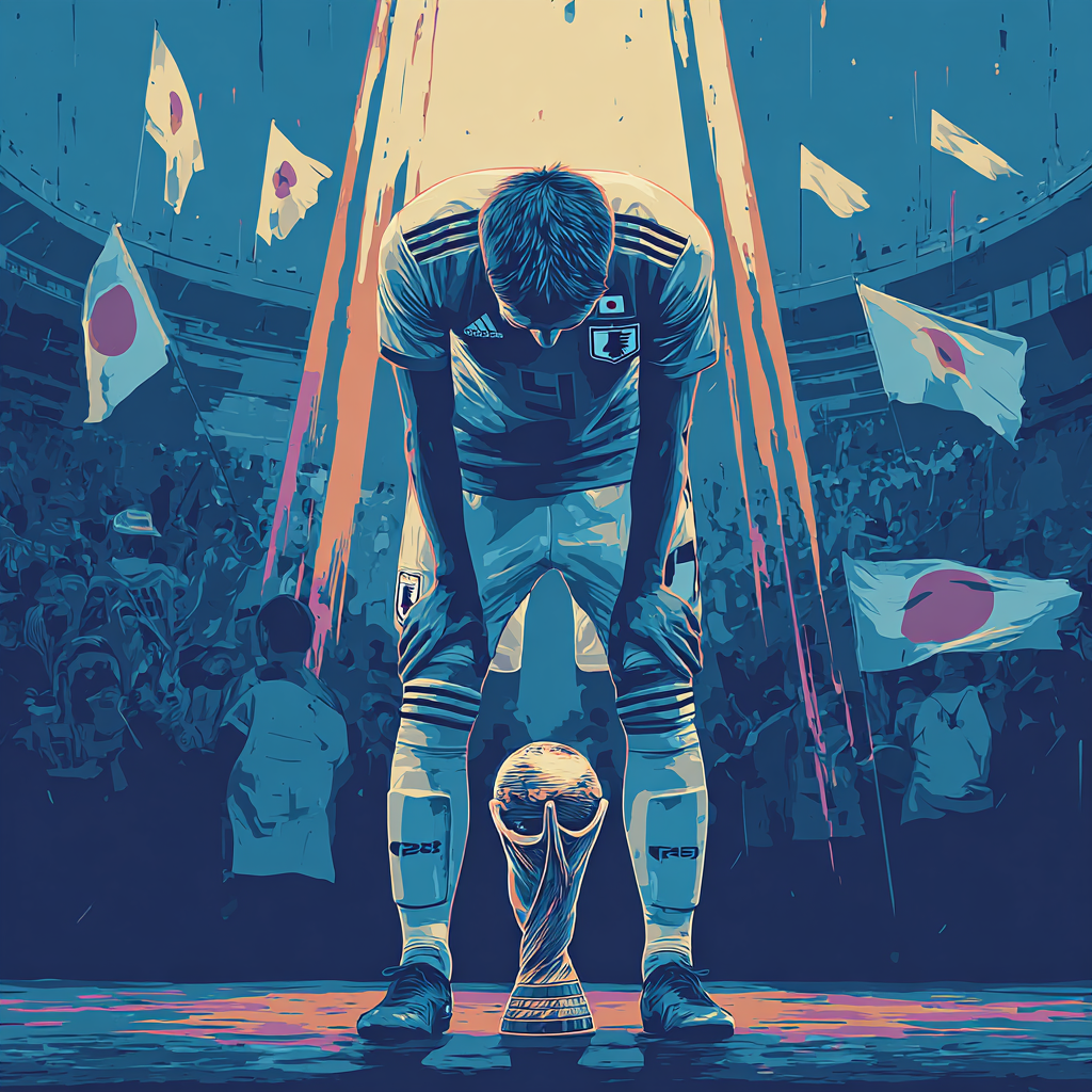 Japan Fifa 2026 Dawn - DIY Painting By Numbers Kit