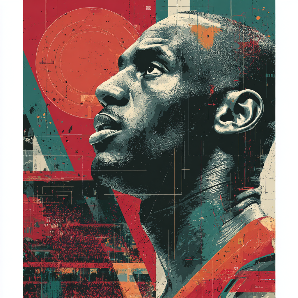 Jordan Fifa 2026 Red - DIY Painting By Numbers Kit