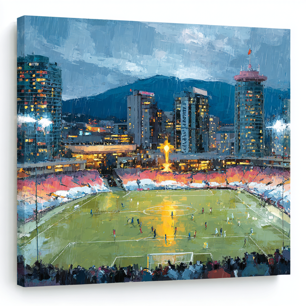 Vancouver Fifa 2026 Rainlight - DIY Painting By Numbers Kit