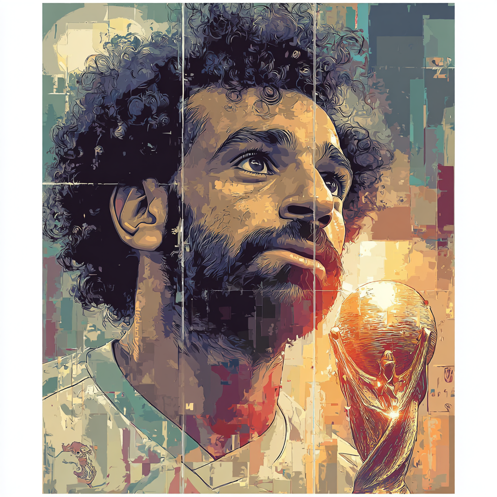 Fifa 2026 Salah Lights - DIY Painting By Numbers Kit